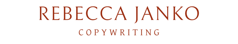 Schriftzug Rebecca Janko