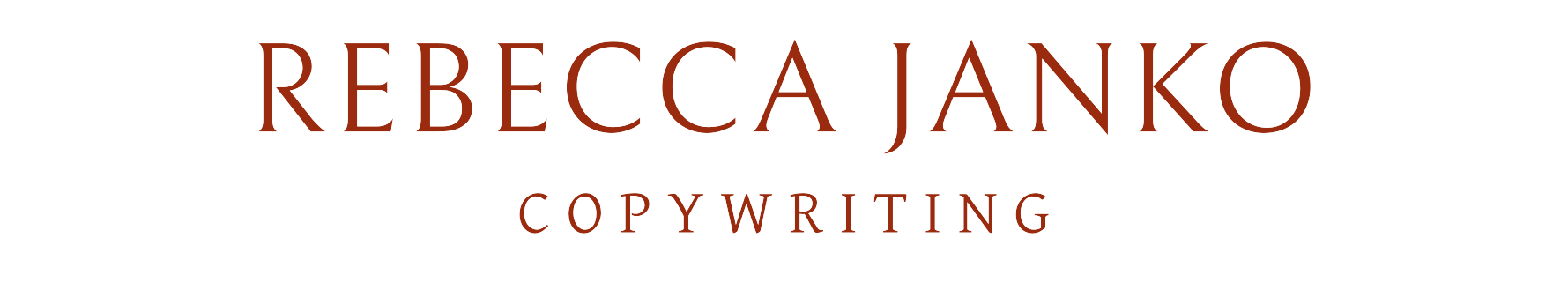 Schriftzug Rebecca Janko